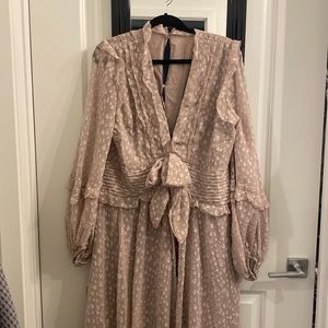 ASOS maternity blush dress